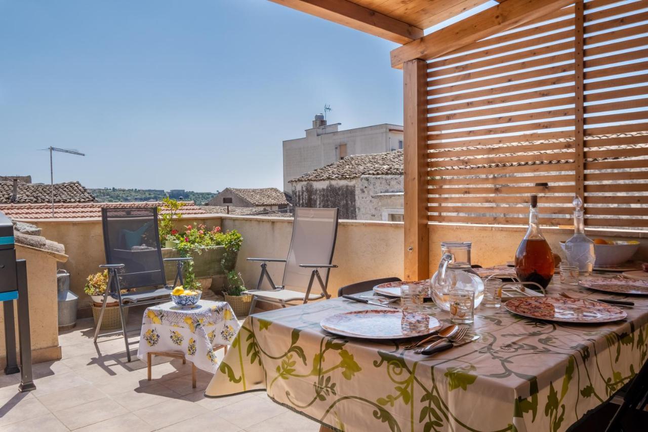 Si-Moutique Le Case Degli Avi Barocche, Con Terrazza Panoramica Modica Luaran gambar